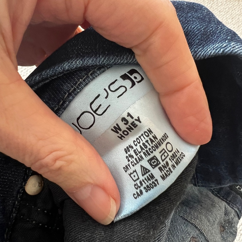 Dark Blue Denim Jeans- Joe’s Honey - Picture 6 of 7